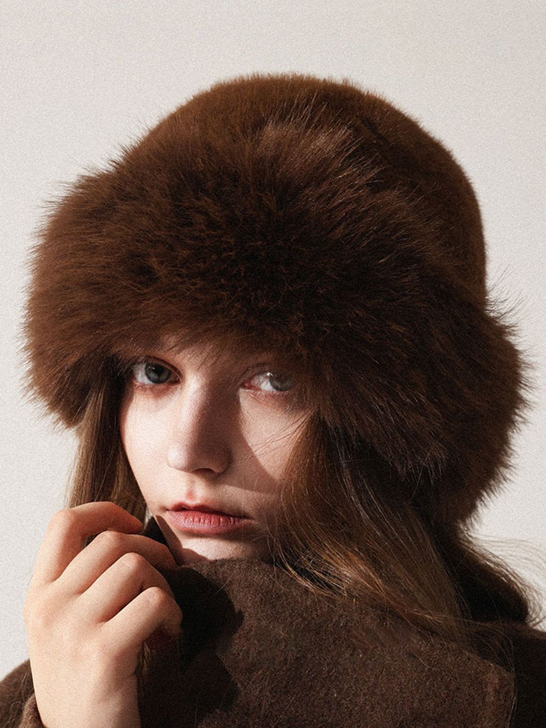 Minimalist Peluş Kovboy Şapkası - Svelte Chic