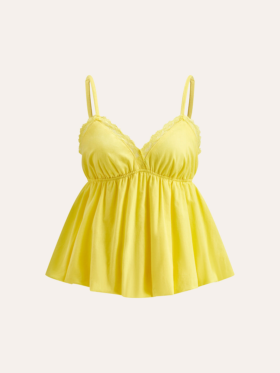 Şık Dantel Kenar Detaylı V Yaka Üst - Renk Bloklu Kolsuz Bluz