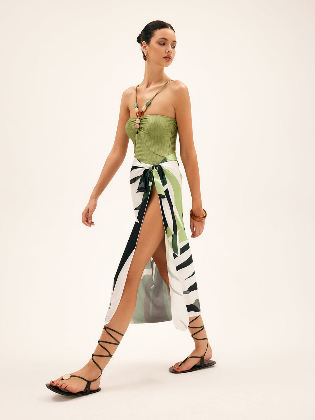 Tropikal Yağmur Ormanı Baskı Örtüsü, Svelte Chic marka