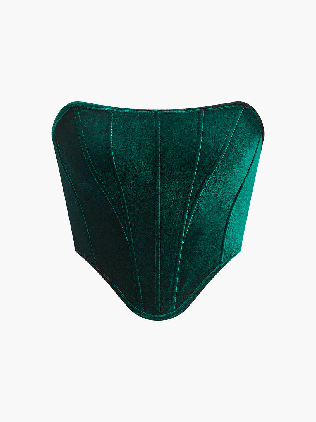 Lüks Kadife Kenar Detaylı Korse, Svelte Chic