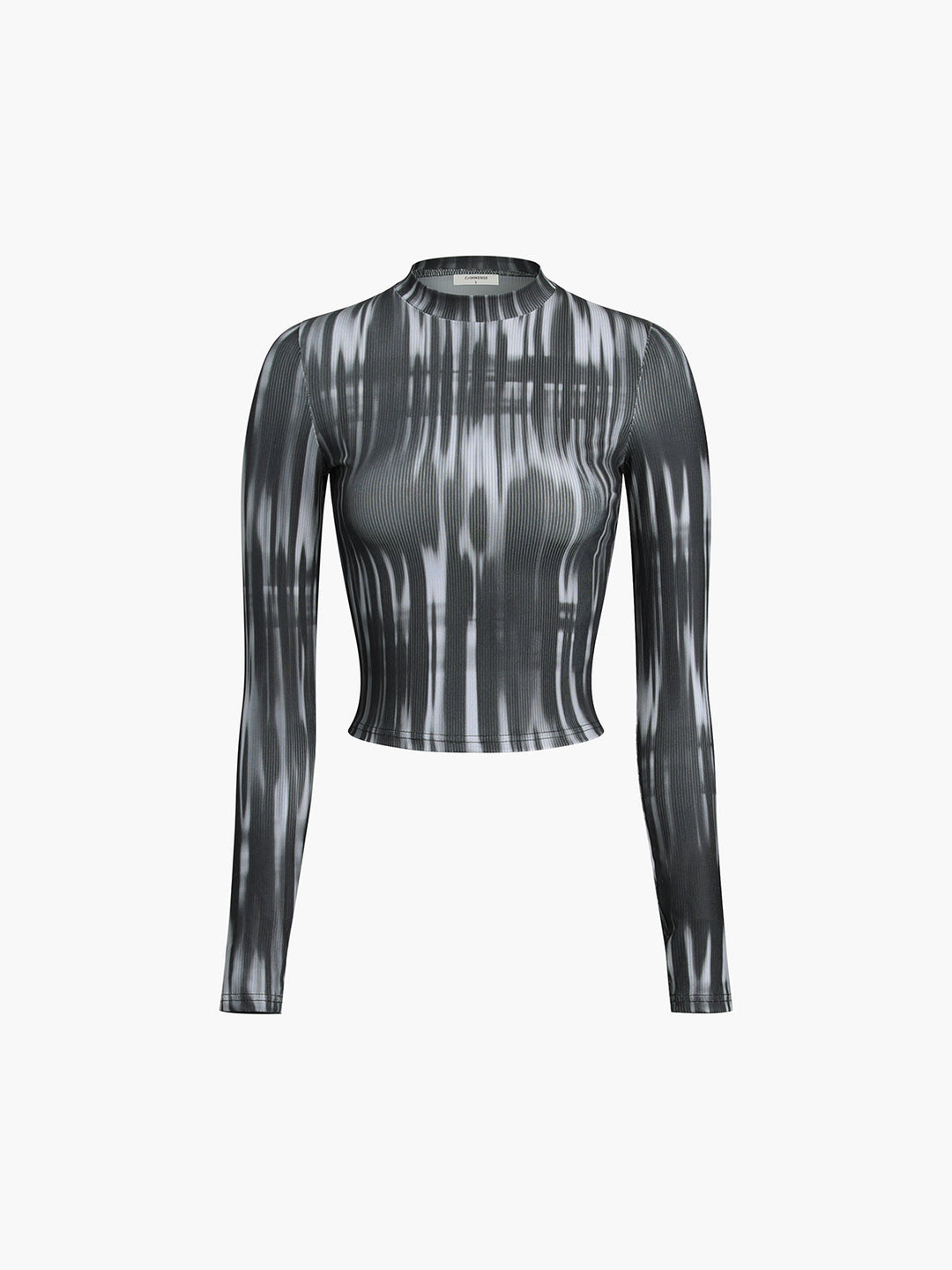 Baskılı Uzun Kollu Üst - Svelte Chic