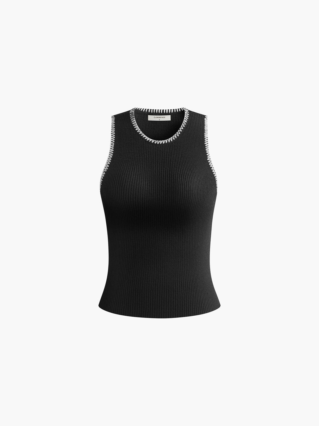 Svelte Chic Kontrast Bağcıklı Kazak Yelek