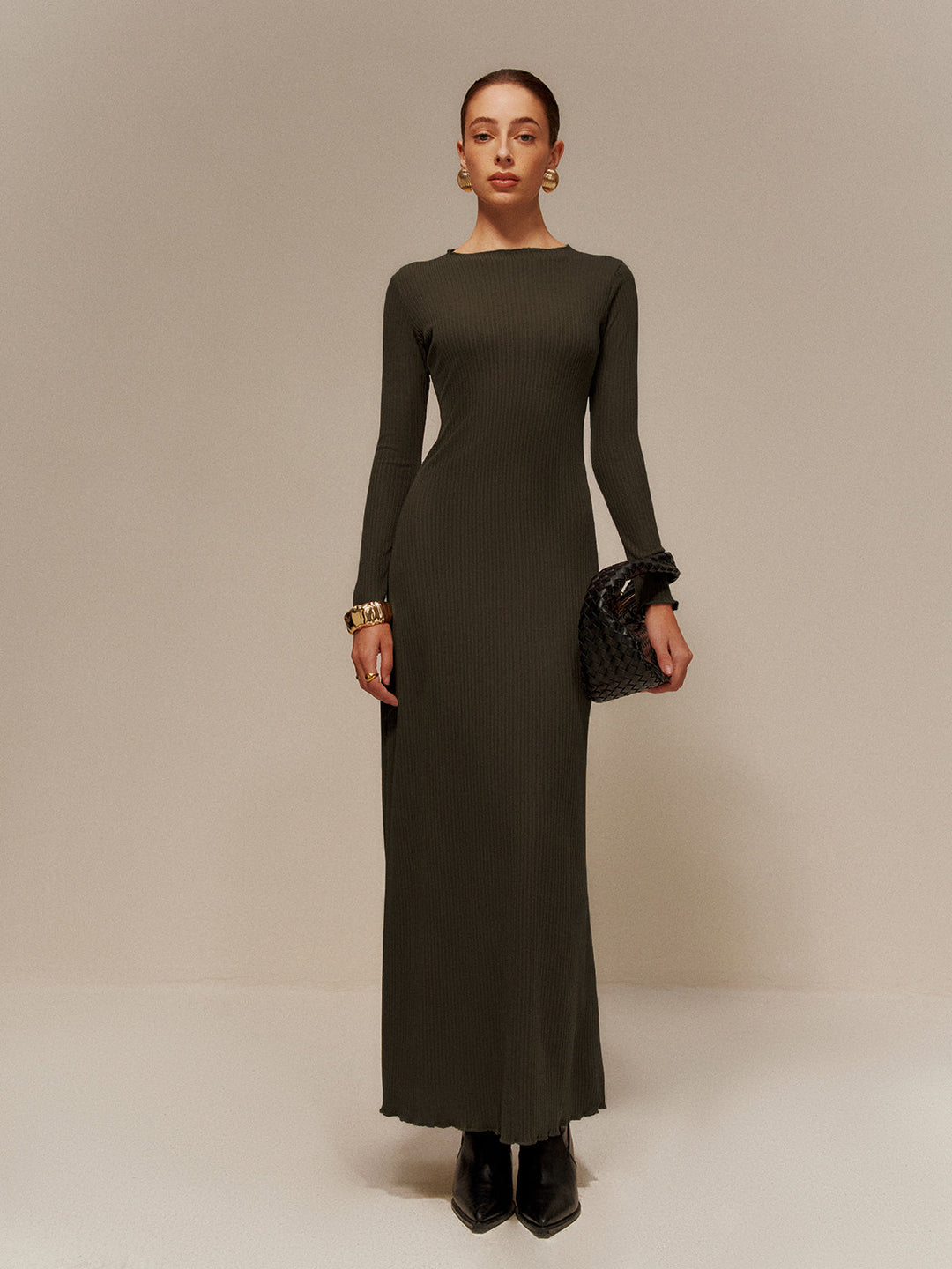 Beltsiz Uzun Marul Kesim Elbise, Svelte Chic ürün görseli