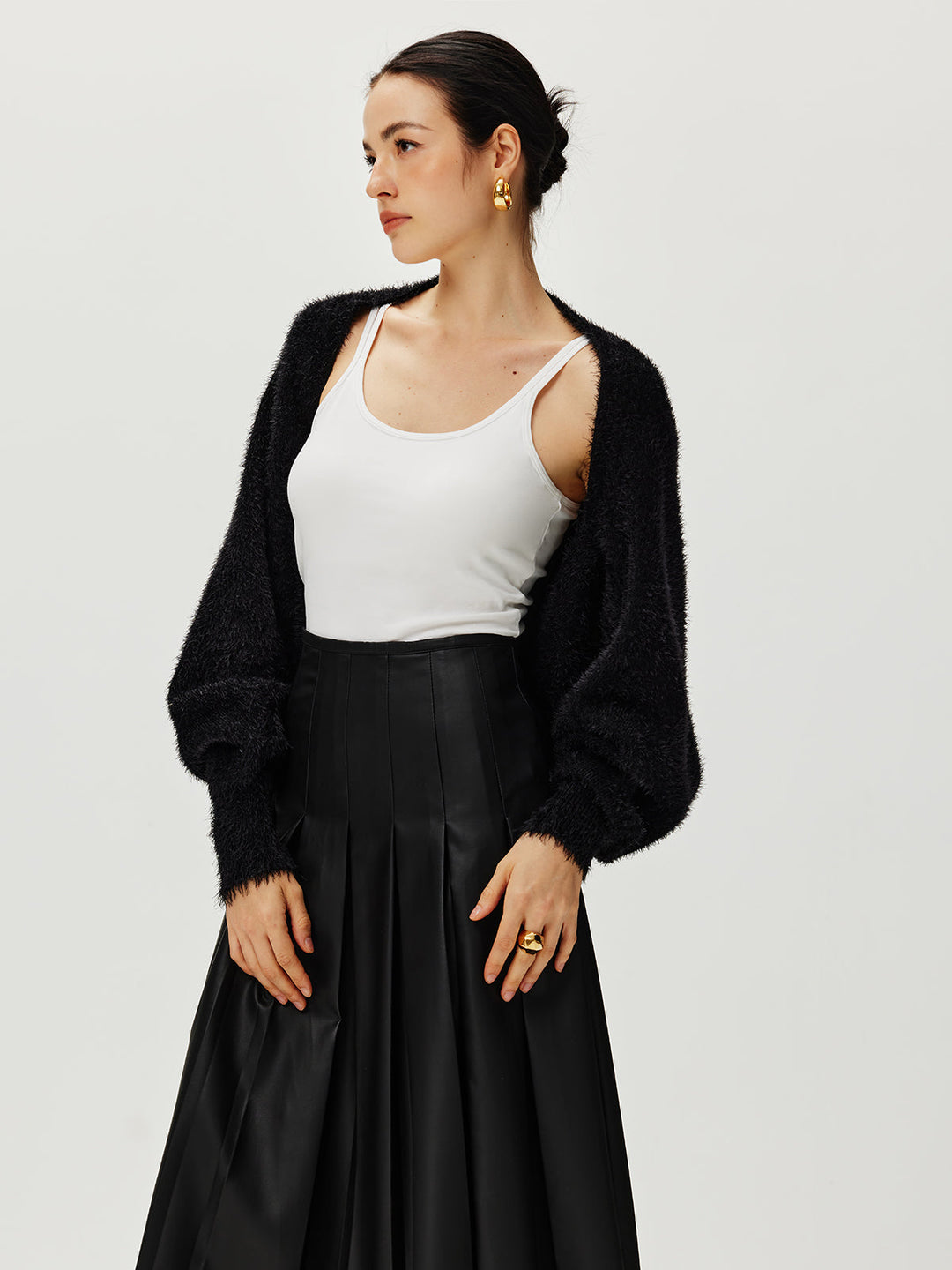 Bulanık Ceket Shrug, Svelte Chic