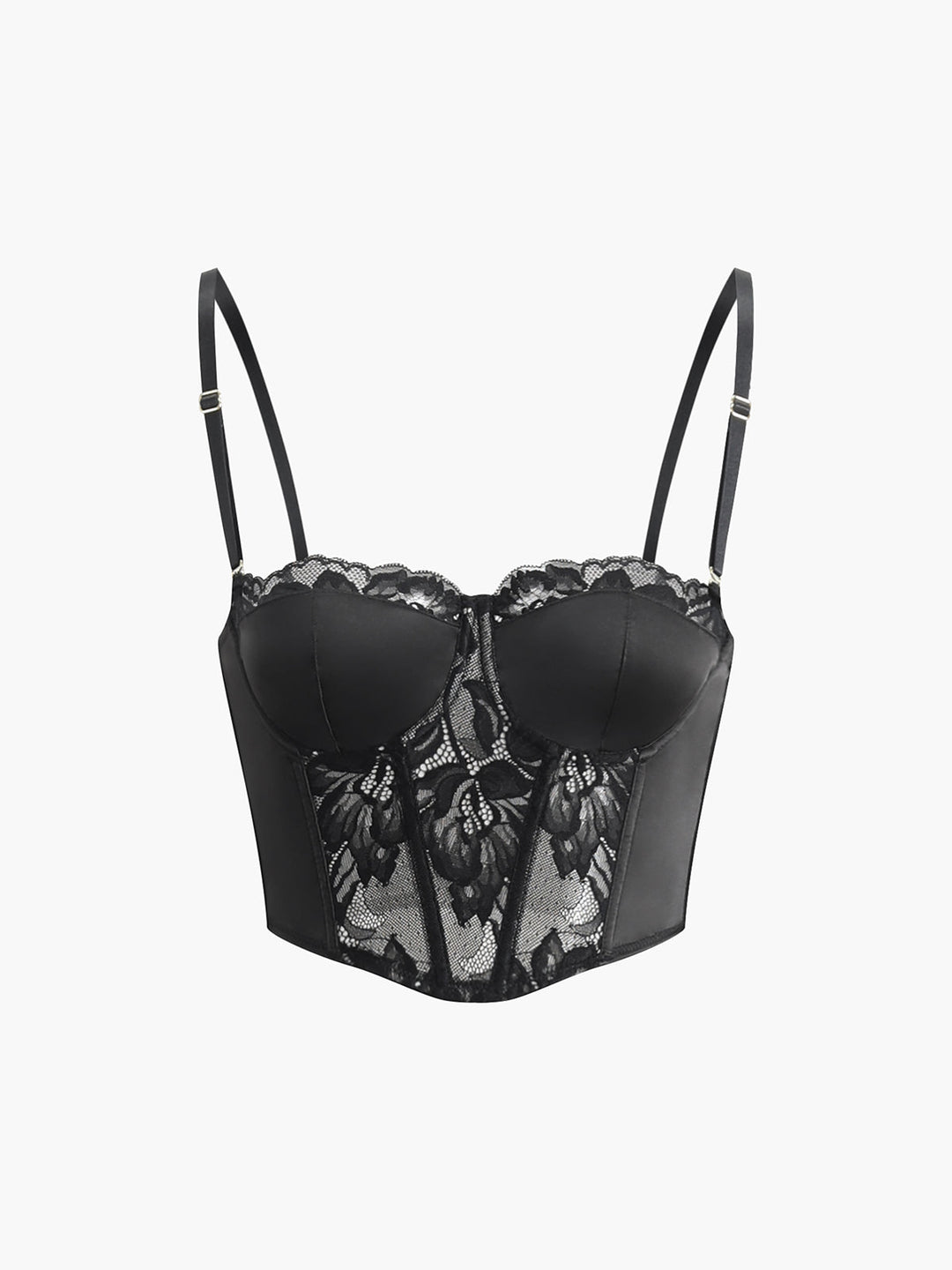 Şeffaf dantel korse - Svelte Chic