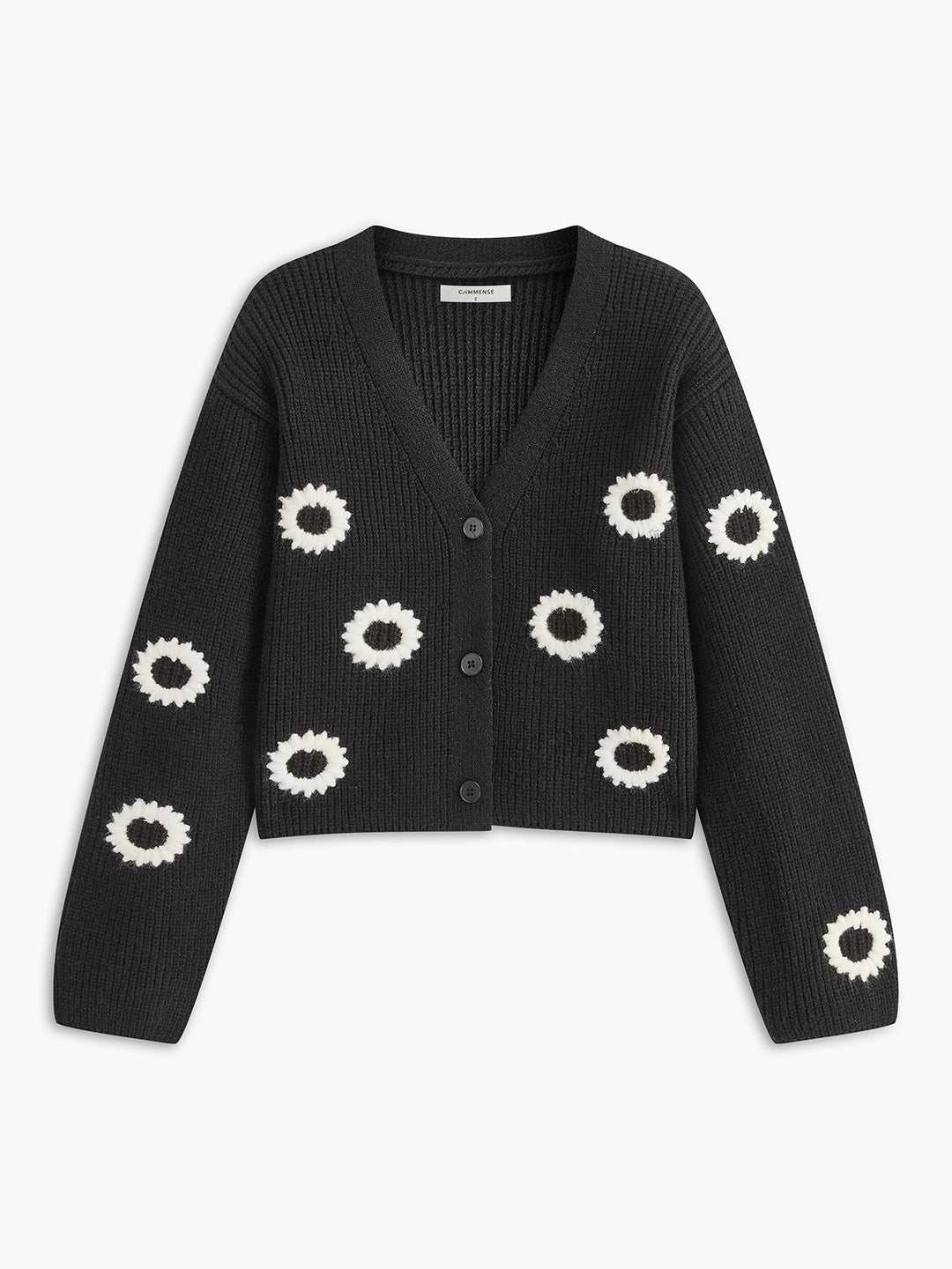 Kontrast Düğmeli Kısa Kaktüs, Svelte Chic kadın modası