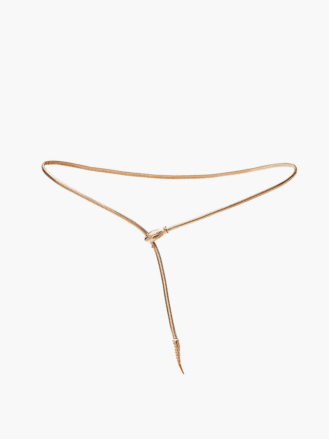 Svelte Chic yılan şeklinde metal kemer