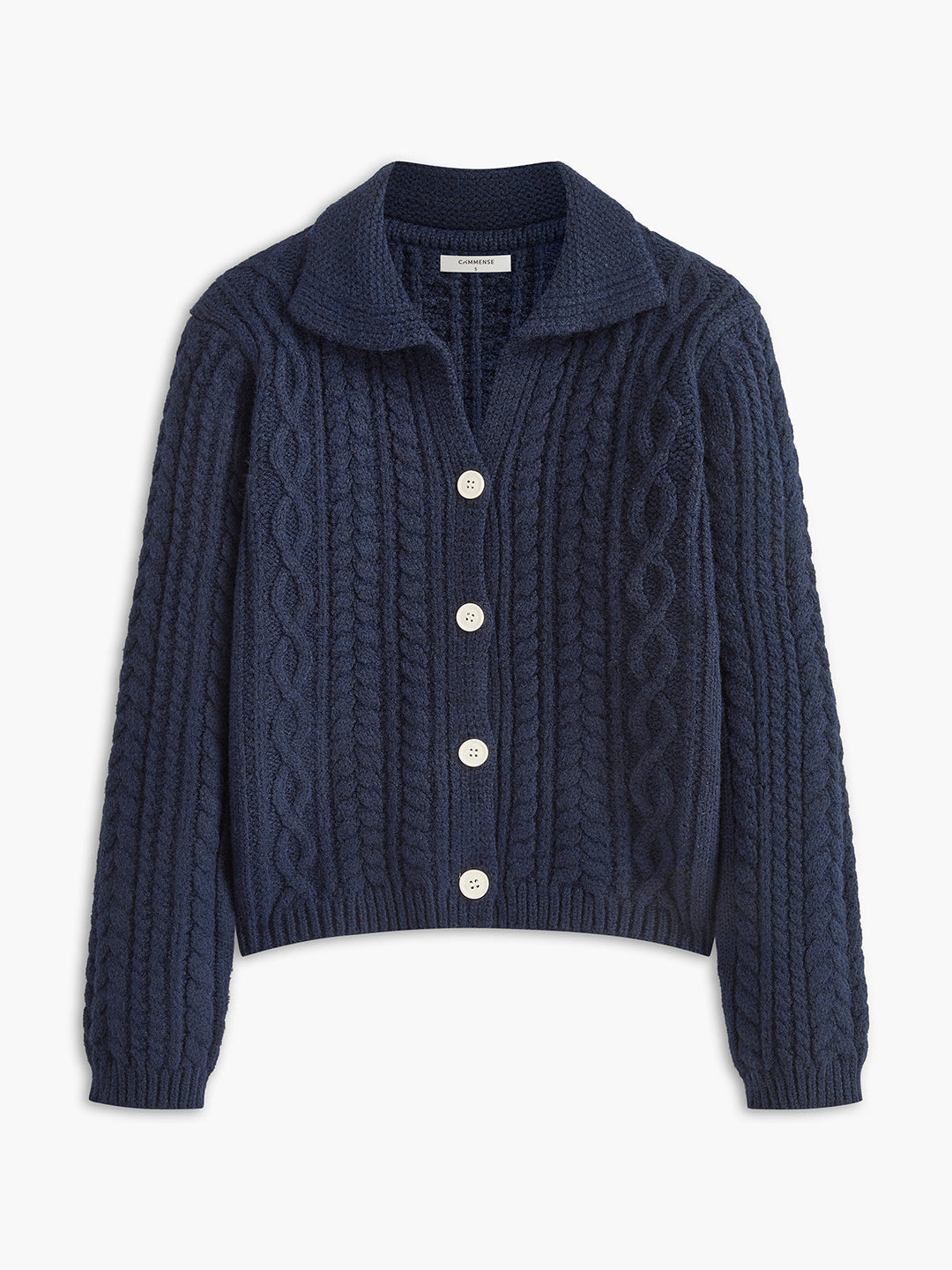 Düğmeli Yaka Burgu Hırka, Svelte Chic moda koleksiyonu