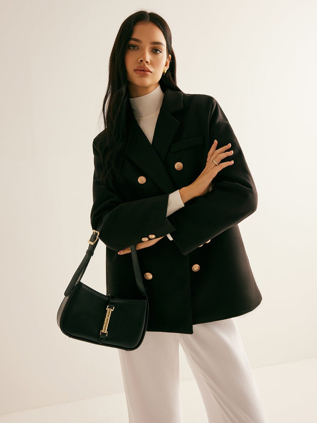 Metal Aksam Detaylı Ceket - Svelte Chic