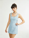 Manon Sequin Tweed Mini Dress — Svelte Chic