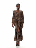 Cristi Leopard Three-Piece Pants Set - Camel — Svelte Chic
