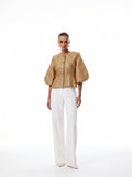 Clothilde Sequin Tweed Peplum Jacket — Svelte Chic