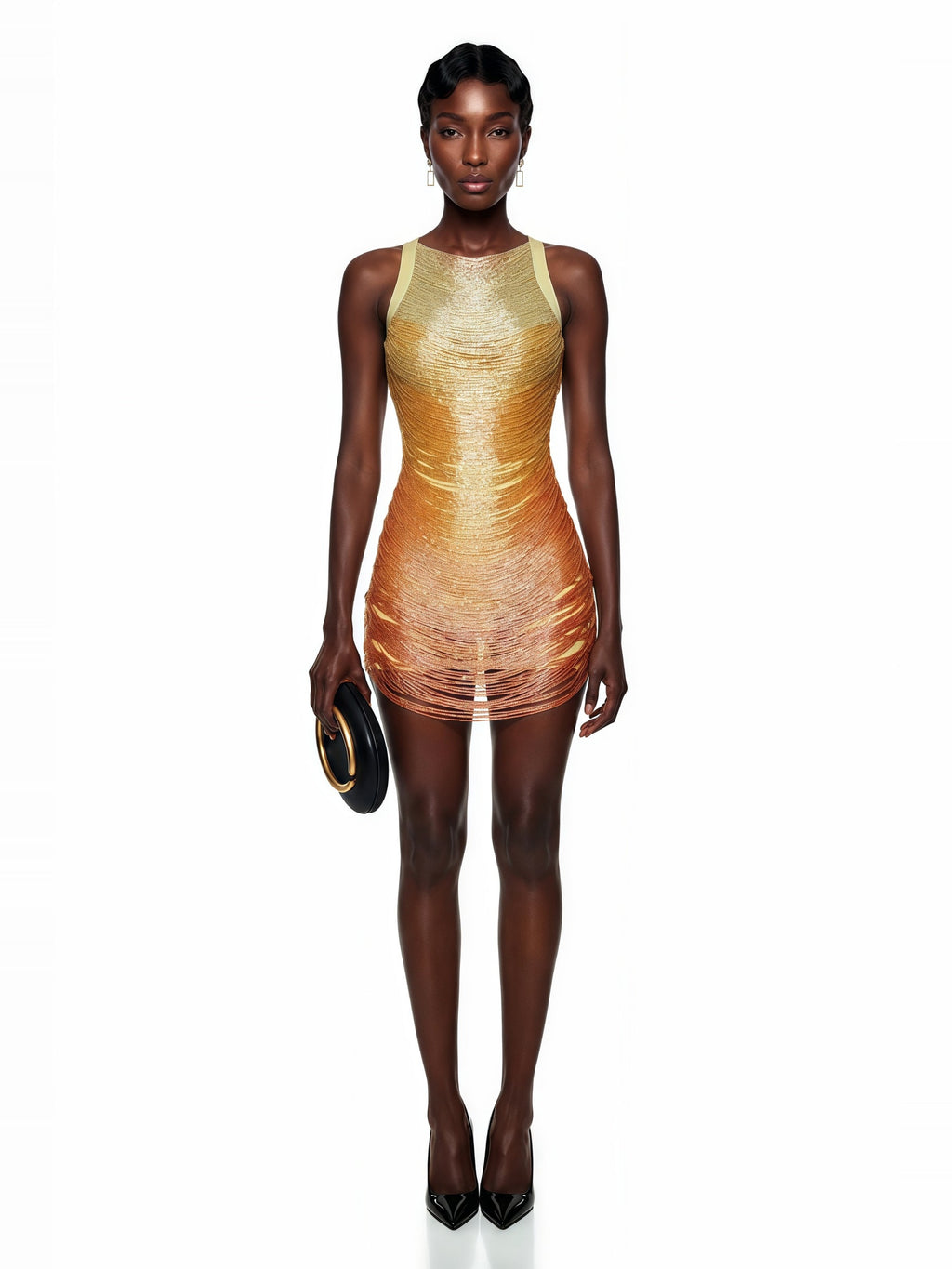 Ondine Ombre Tassel Mini Dress — Svelte Chic