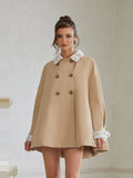 Marta Crystal Lace Trim Trench Coat — Svelte Chic