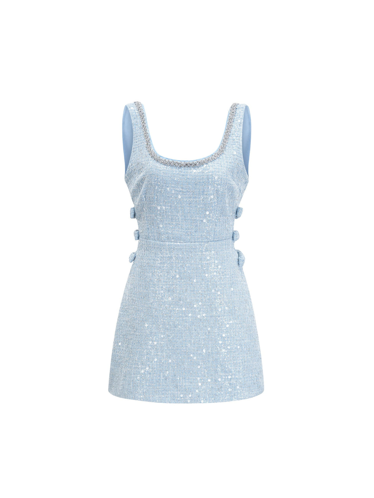 Manon Sequin Tweed Mini Dress — Svelte Chic