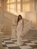 Halter Neck Fishtail Maxi Dress — Svelte Chic