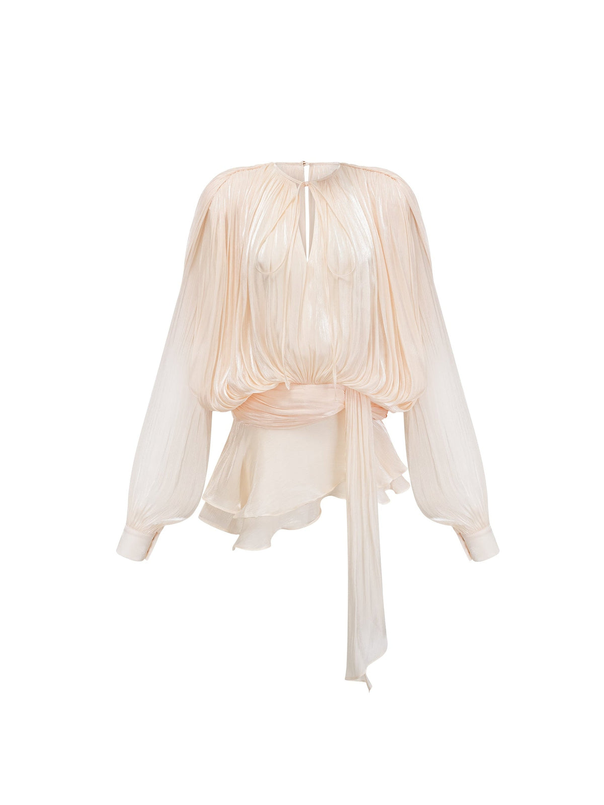 Eugenie Pleated Ruffle Mini Dress — Svelte Chic