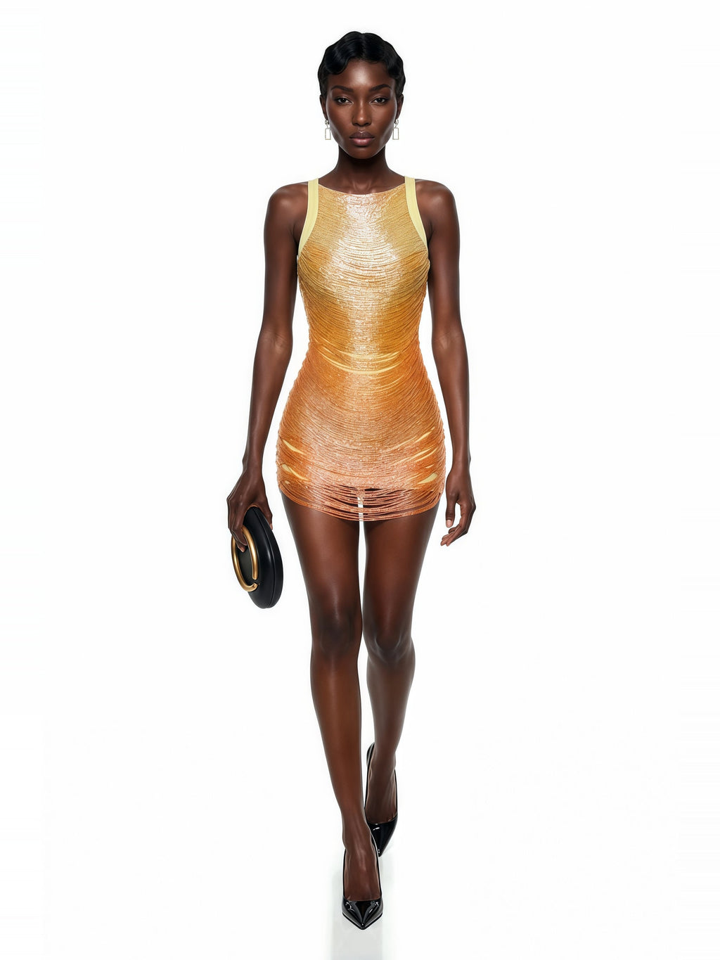 Ondine Ombre Tassel Mini Dress — Svelte Chic