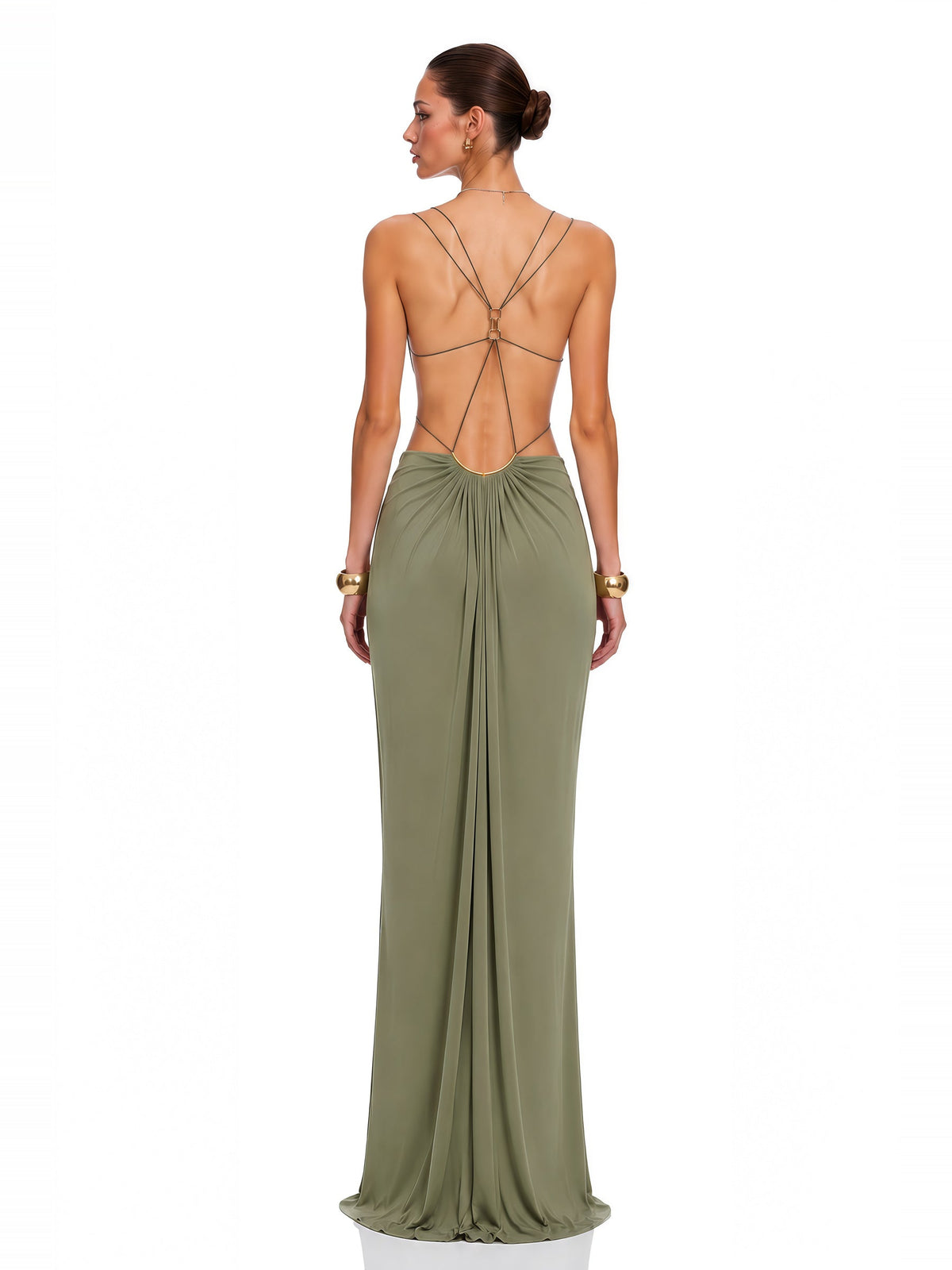 Sienna Halter Cut Out Maxi Dress — Svelte Chic