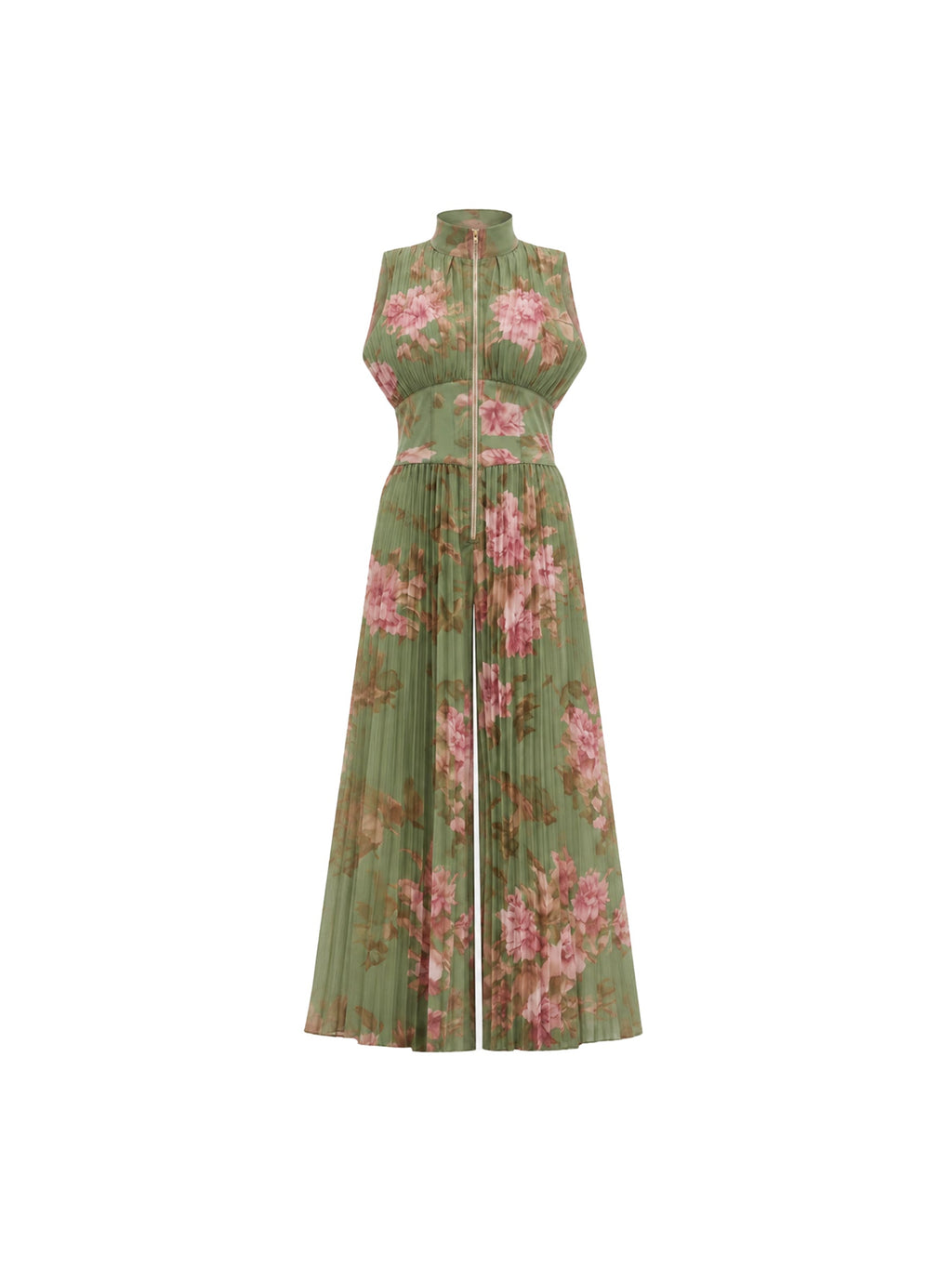 Ecem Floral High Neck Jumpsuit — Svelte Chic