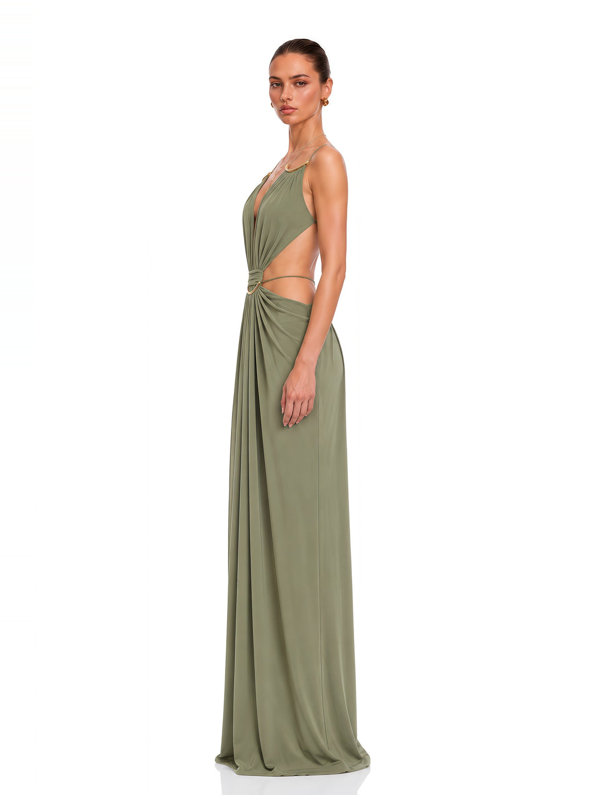 Sienna Halter Cut Out Maxi Dress — Svelte Chic