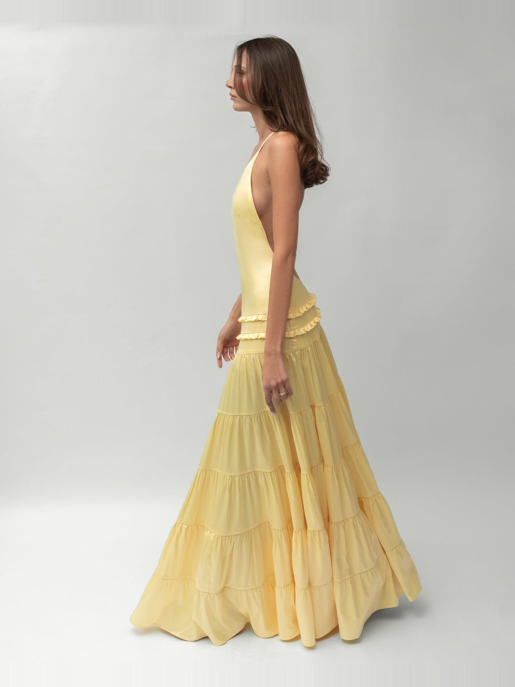 Athena One Shoulder Open Back Maxi Dress — Svelte Chic
