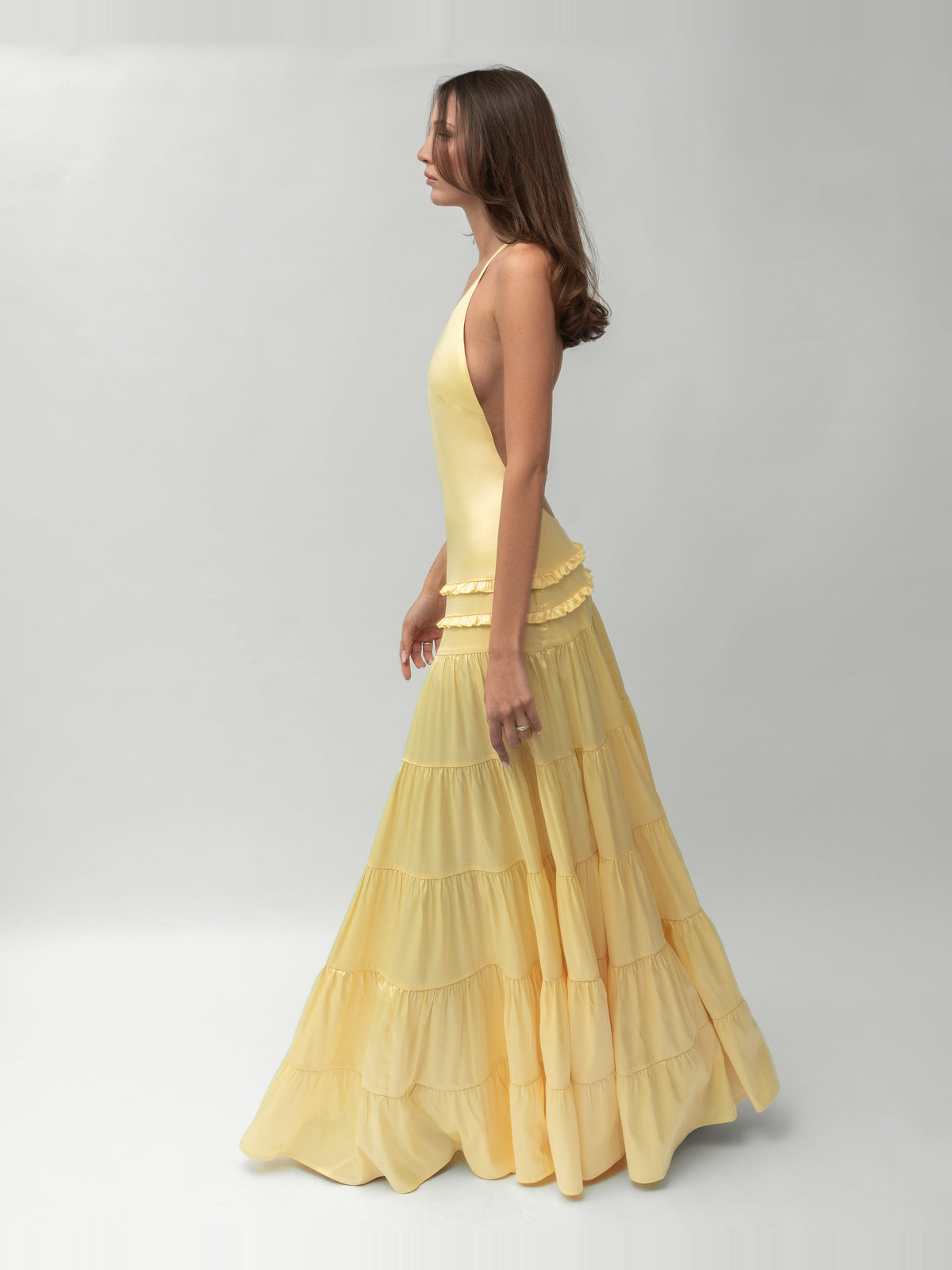 Athena One Shoulder Open Back Maxi Dress — Svelte Chic