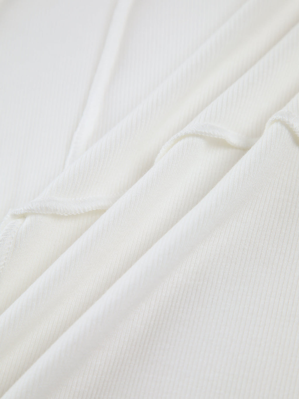 Piping Detail Ribbed Long Sleeve Top — Svelte Chic