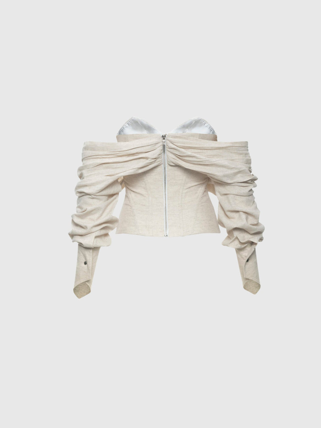Ballad Off-Shoulder Lace-Up Corset Top — Svelte Chic