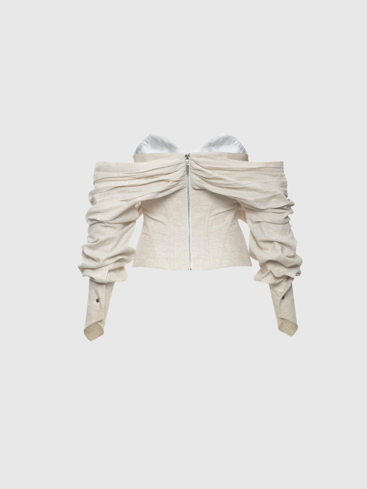 Ballad Off-Shoulder Lace-Up Corset Top — Svelte Chic