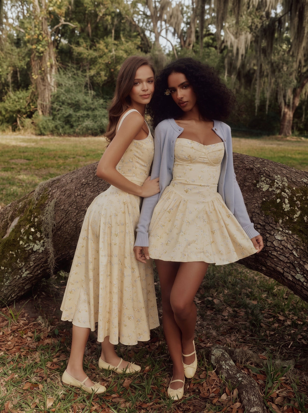 Samaria Floral Corset Mini Dress — Svelte Chic