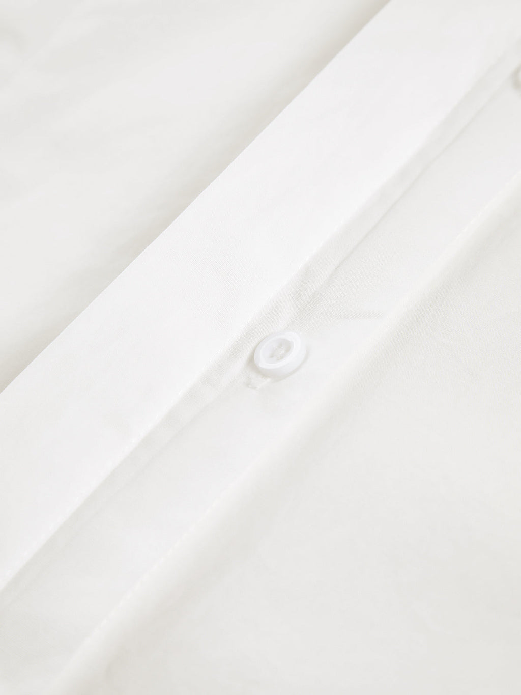 Oversized Wide Collar Pleated Shoulder Cotton Shirt — Svelte Chic