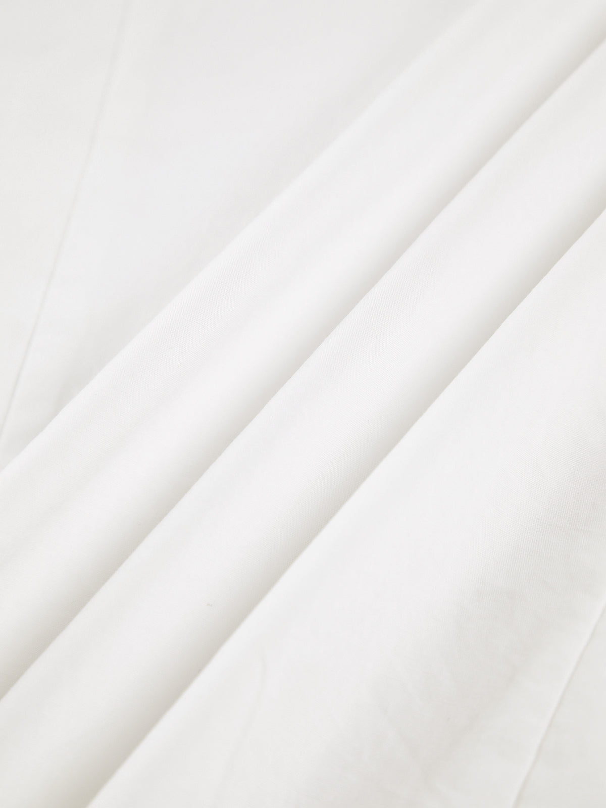 Oversized Wide Collar Pleated Shoulder Cotton Shirt — Svelte Chic