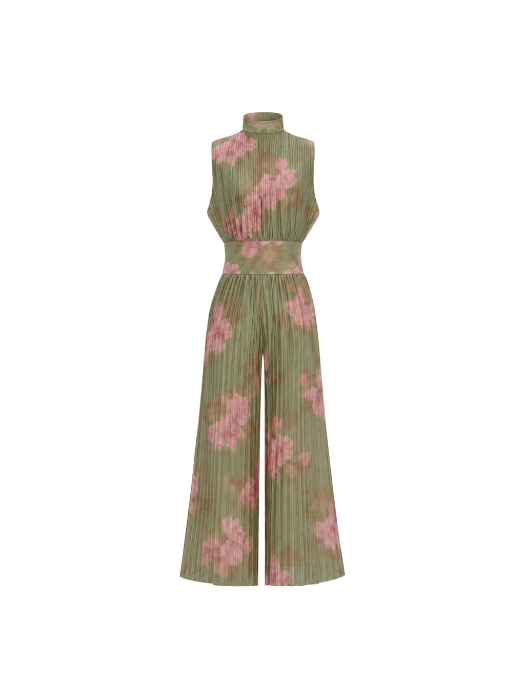 Ecem Floral High Neck Jumpsuit — Svelte Chic