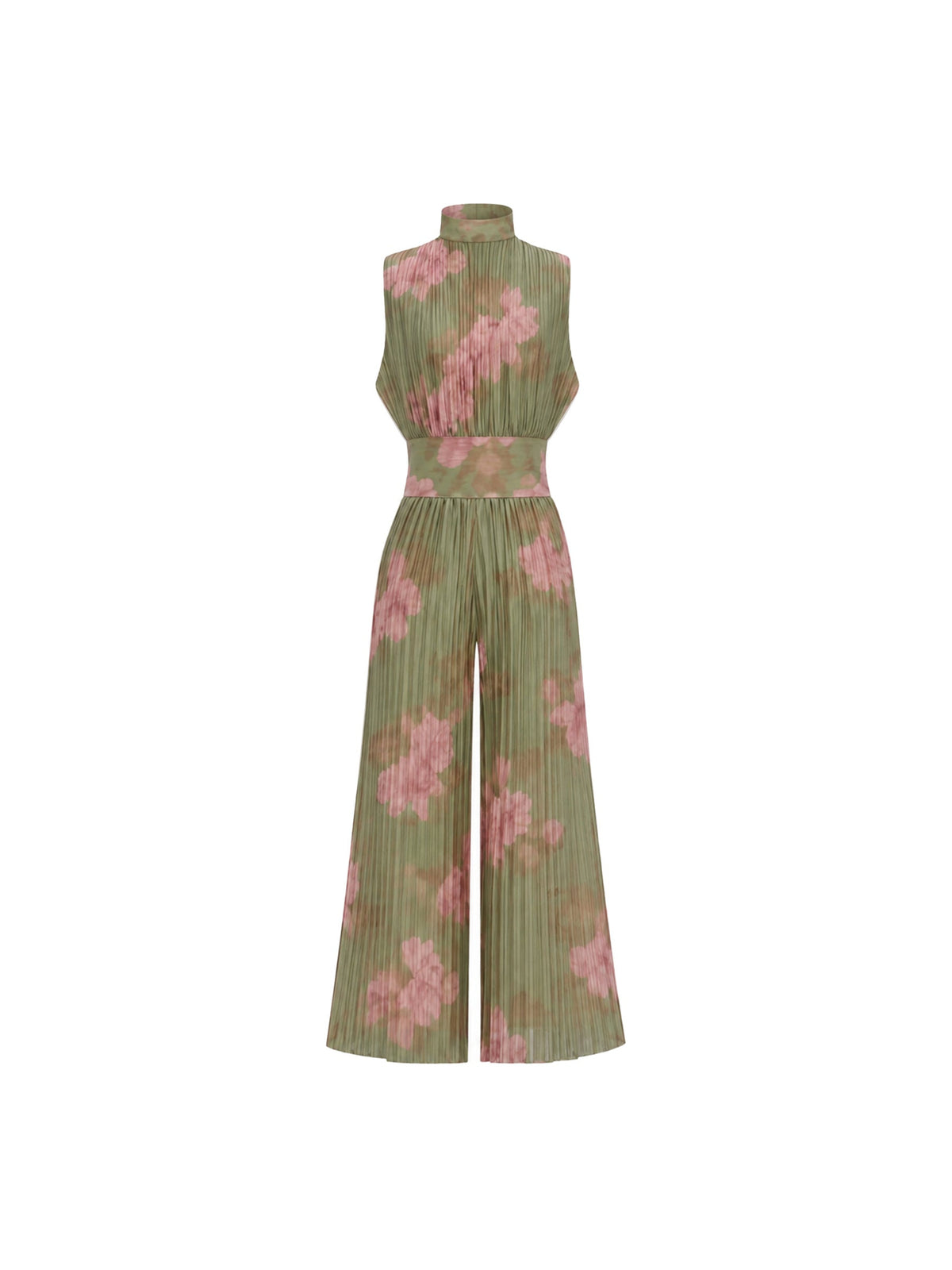 Ecem Floral High Neck Jumpsuit — Svelte Chic