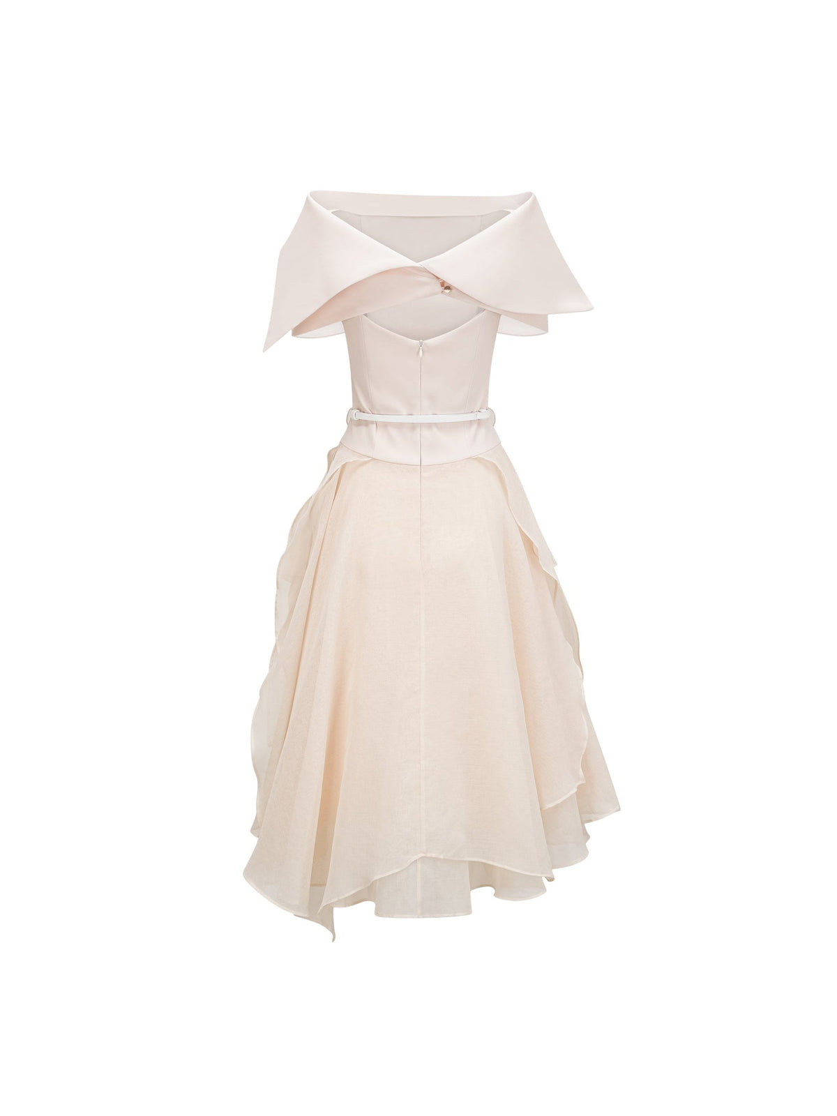 Aria Asymmetric Shawl and Tulle Dress Set — Svelte Chic