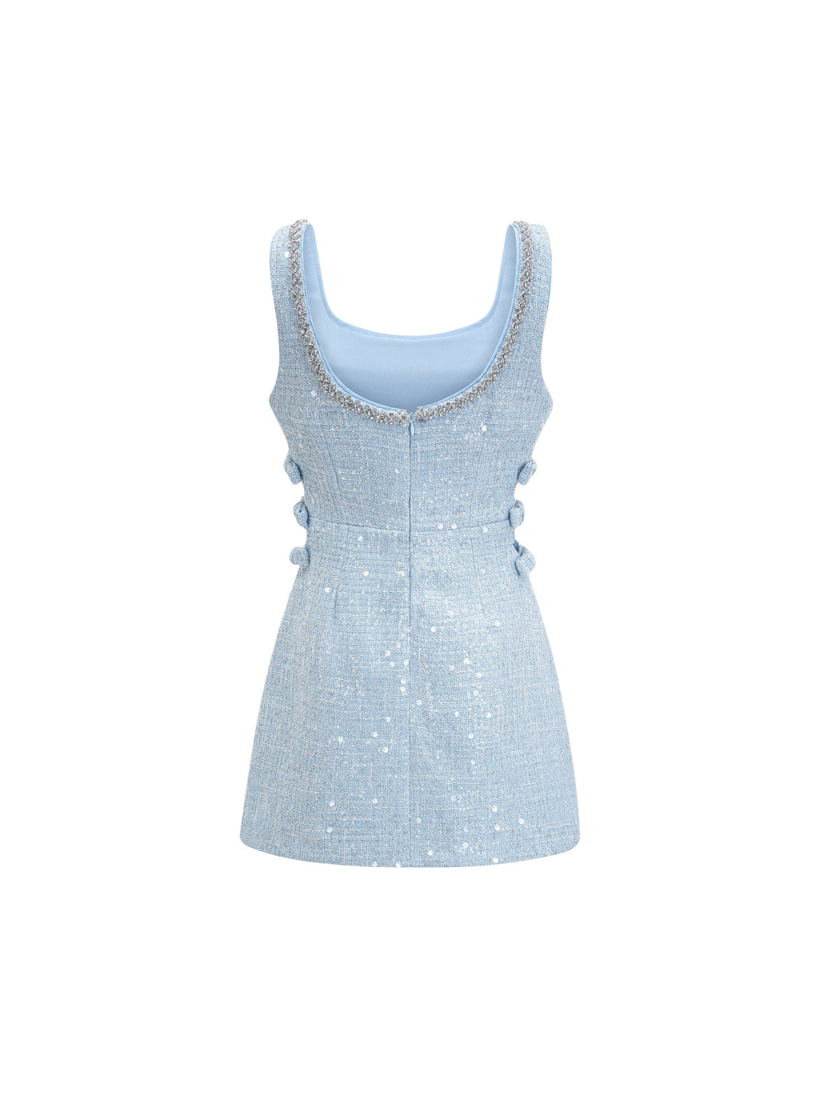 Manon Sequin Tweed Mini Dress — Svelte Chic