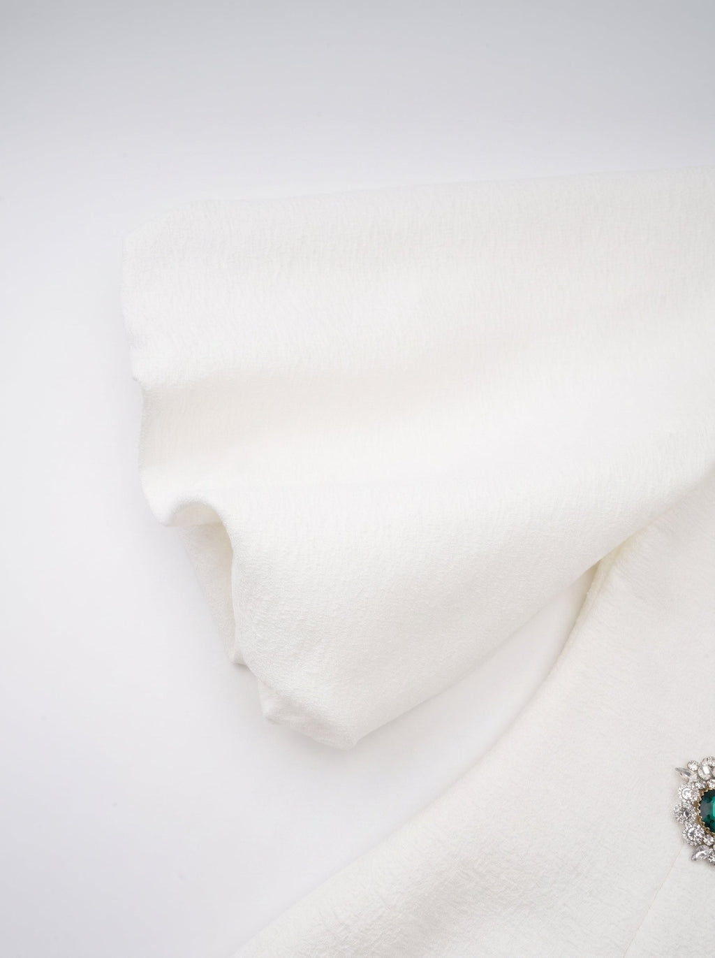 Berenice Puff Sleeve Crystal Peplum Jacket — Svelte Chic