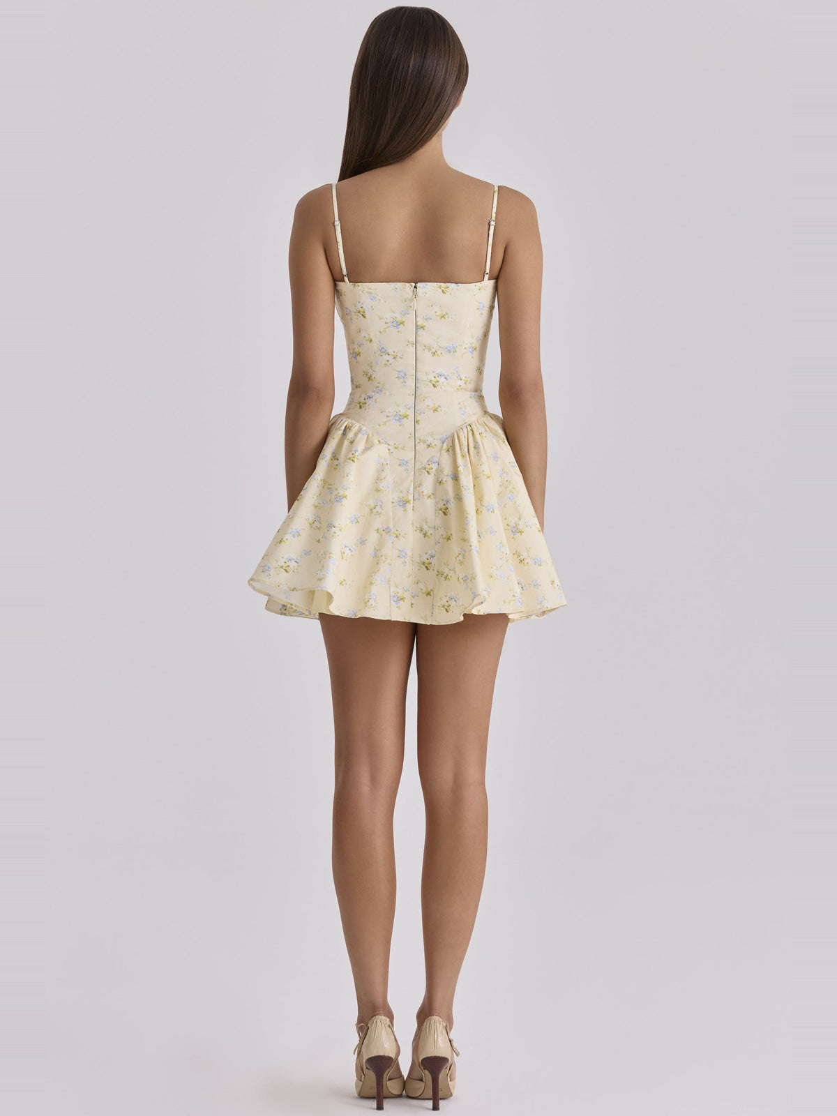 Samaria Floral Corset Mini Dress — Svelte Chic