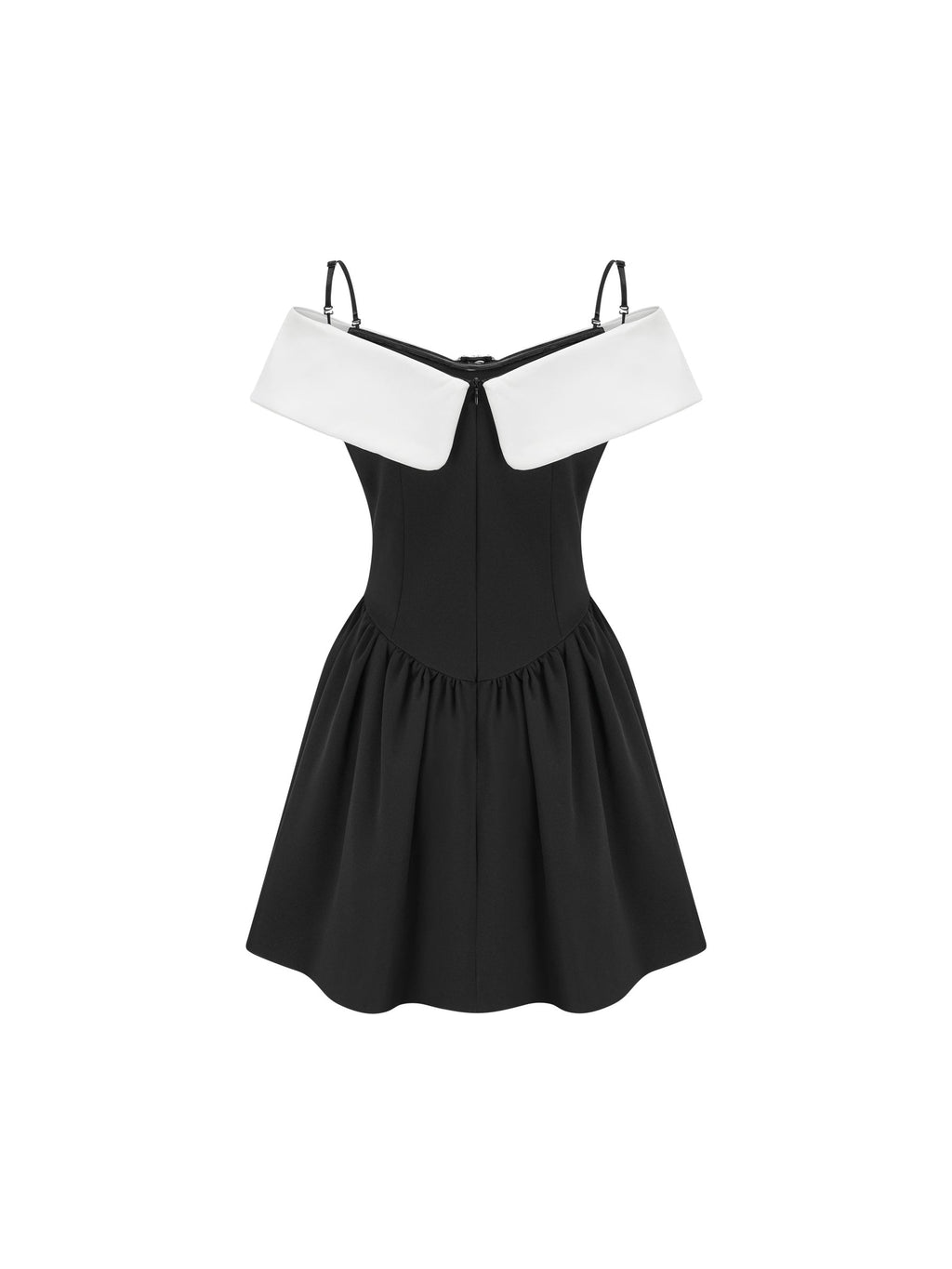 Deniece Off-Shoulder Bow-Detail Mini Dress - Black — Svelte Chic
