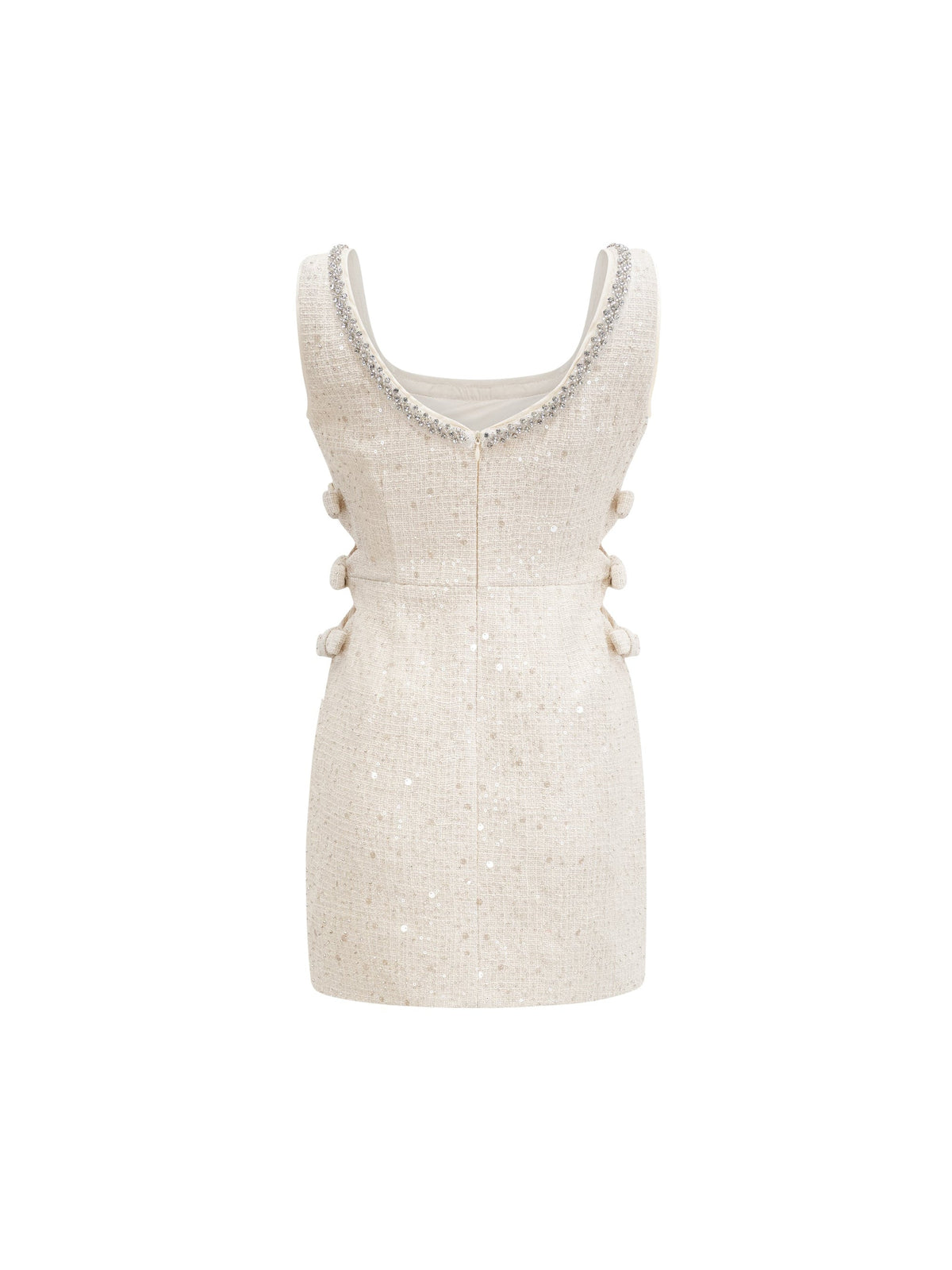 Manon Sequin Tweed Mini Dress — Svelte Chic