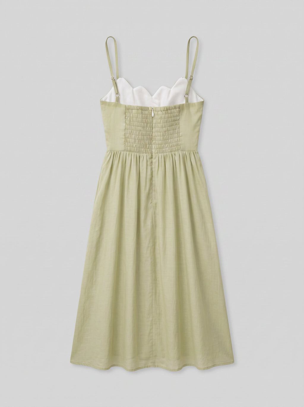 Seraphina Ruffled Tulle Maxi Dress in Pistachio — Svelte Chic