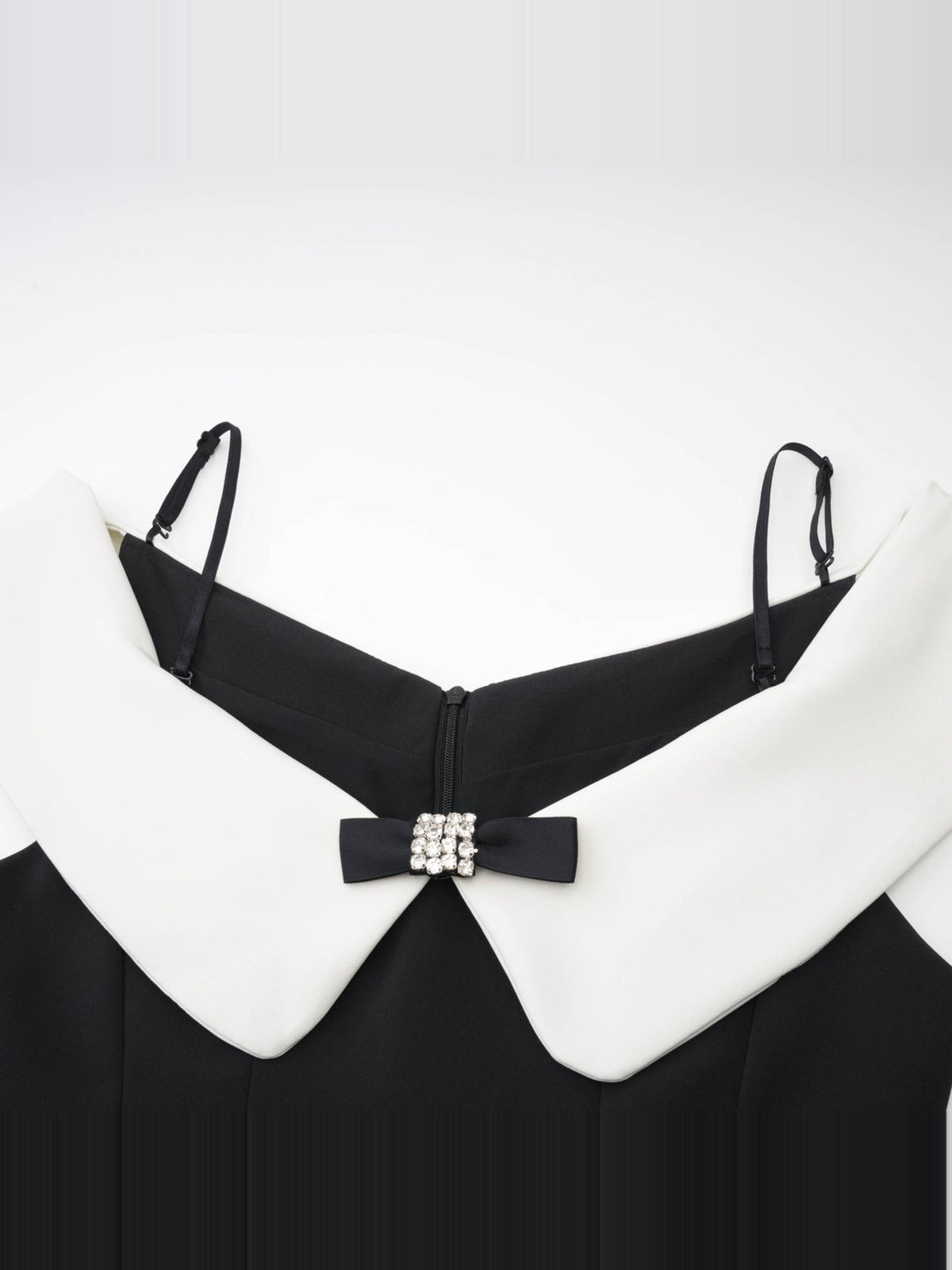 Deniece Off-Shoulder Bow-Detail Mini Dress - Black — Svelte Chic