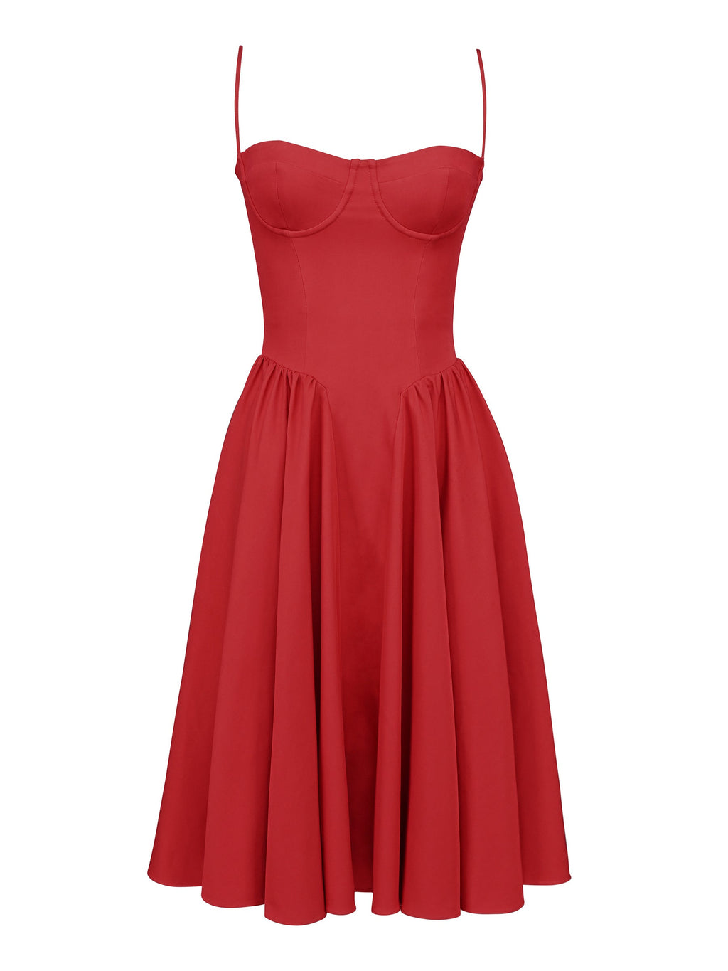 Samaria Strappy Draped Midi Dress — Svelte Chic