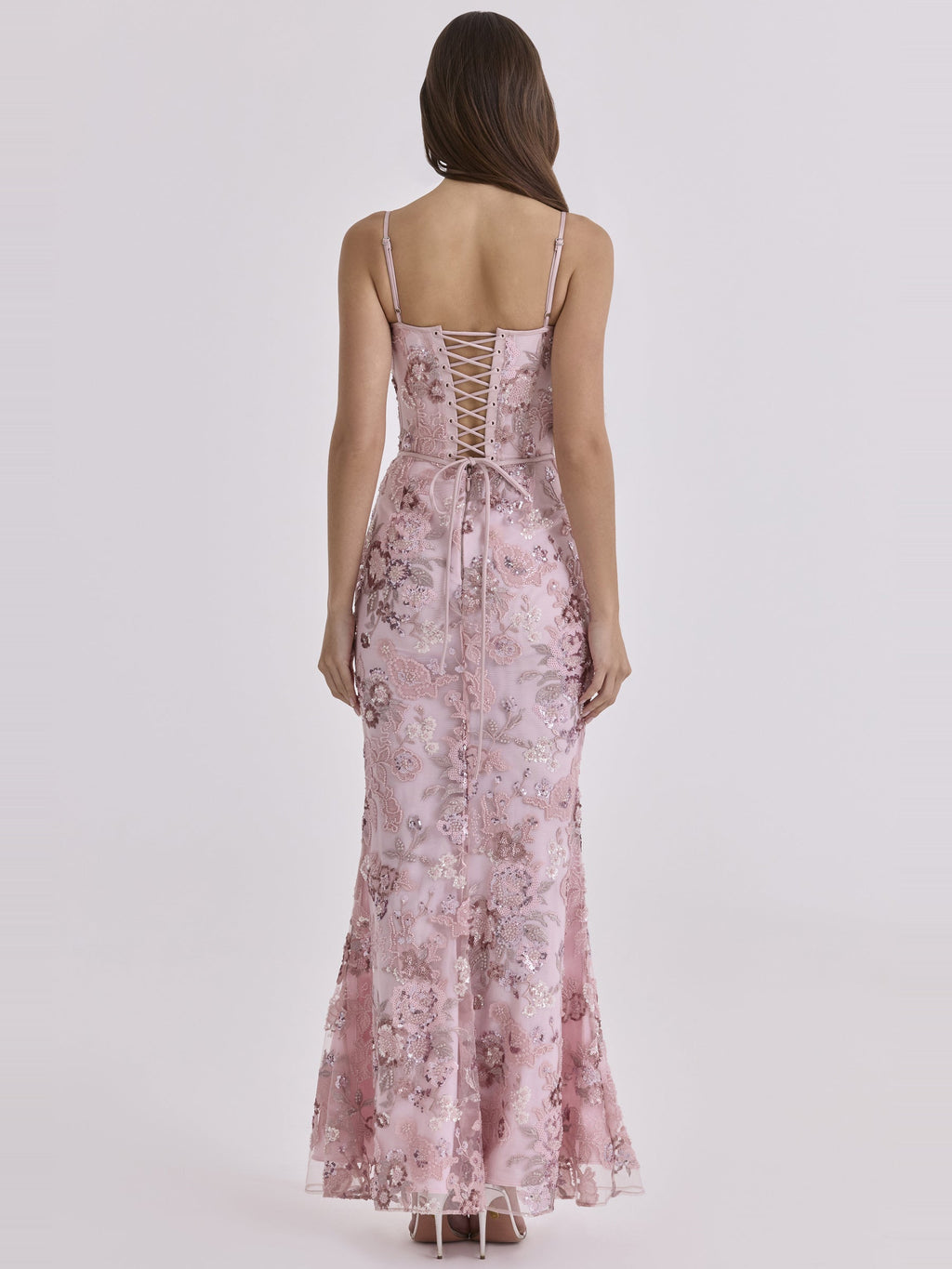 Naima Beaded Corset Maxi Dress — Svelte Chic