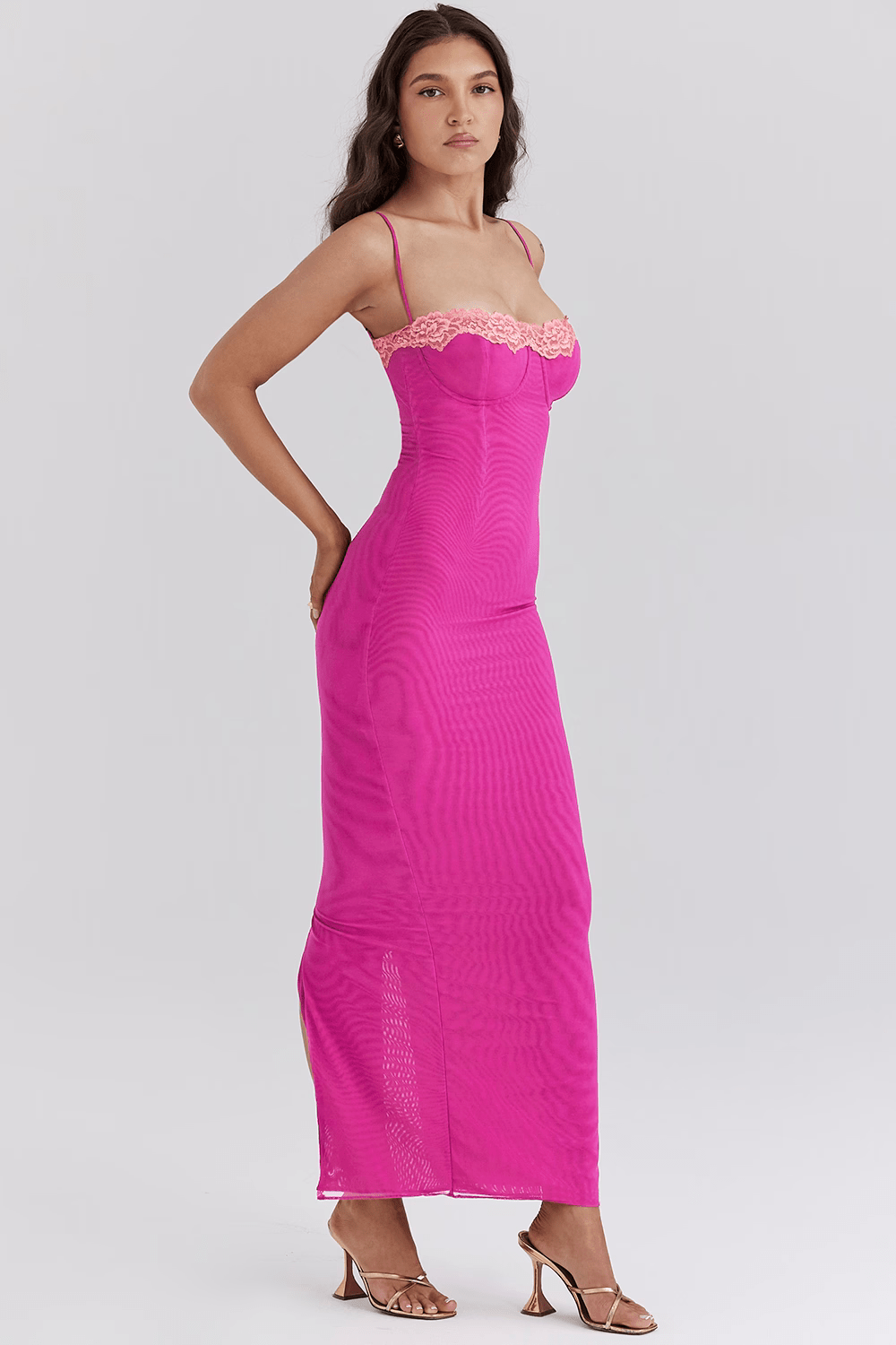 Isla Lace Detail Bodycon Dress — Svelte Chic