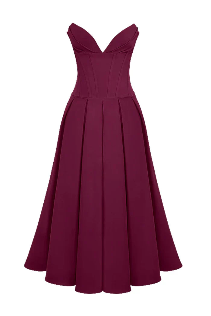 Lorelei | Korsaj Midi Abiye Elbise