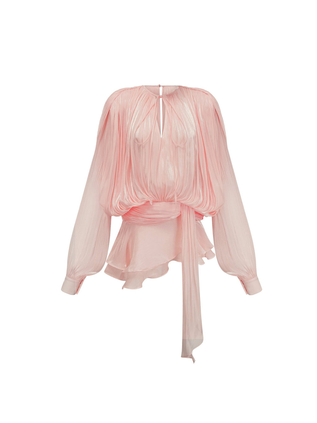 Eugenie Pleated Ruffle Mini Dress — Svelte Chic