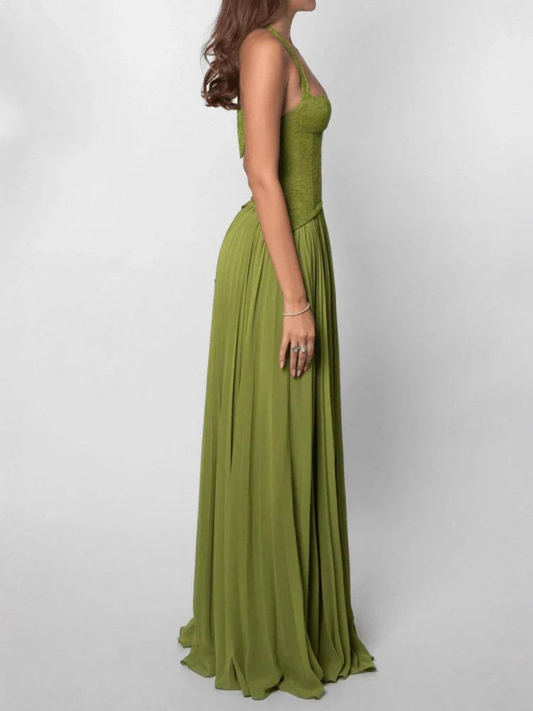 Aura Chiffon Maxi Dress — Svelte Chic