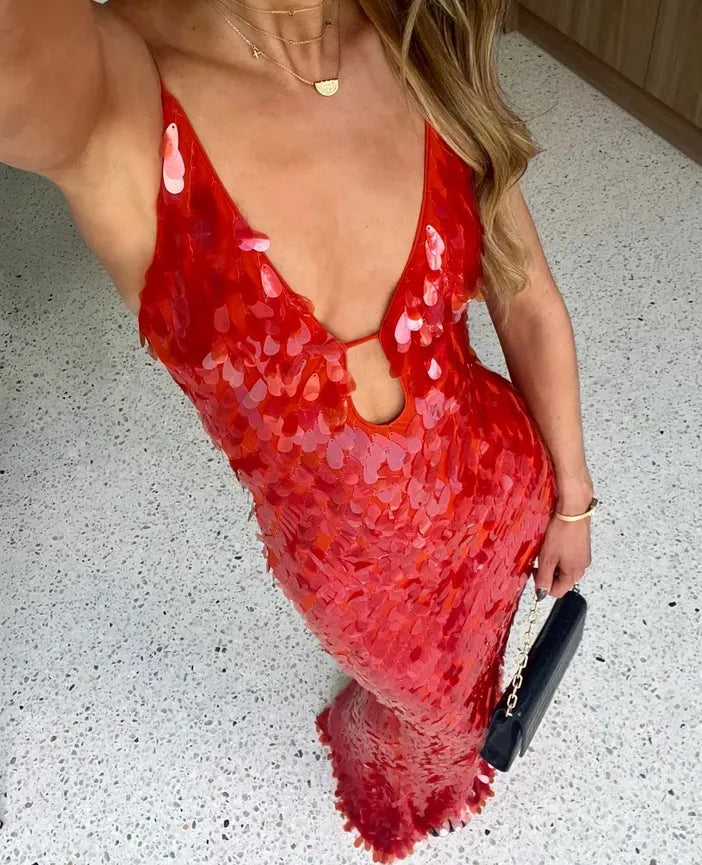 Kailani Sequin Maxi Dress — Svelte Chic